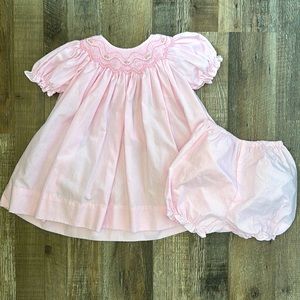 Petit Ami Baby pink dress